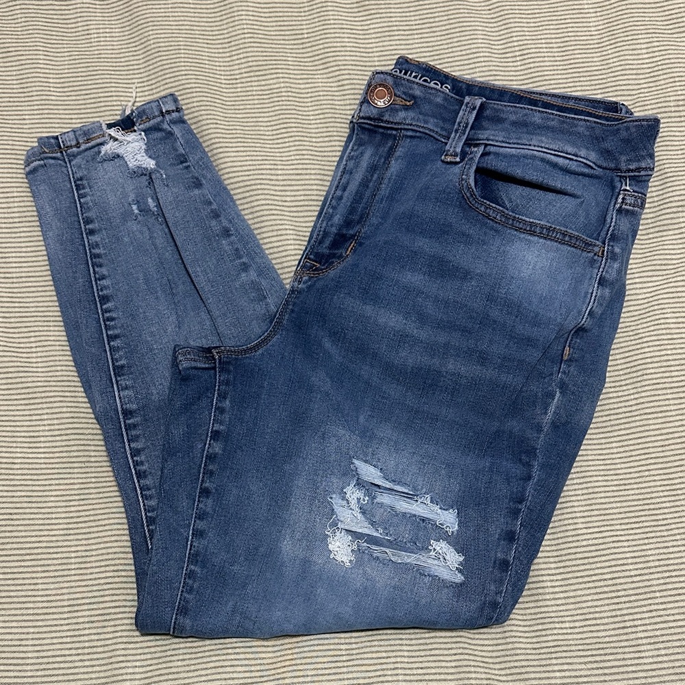 Maurices High Rise Blue Jeans